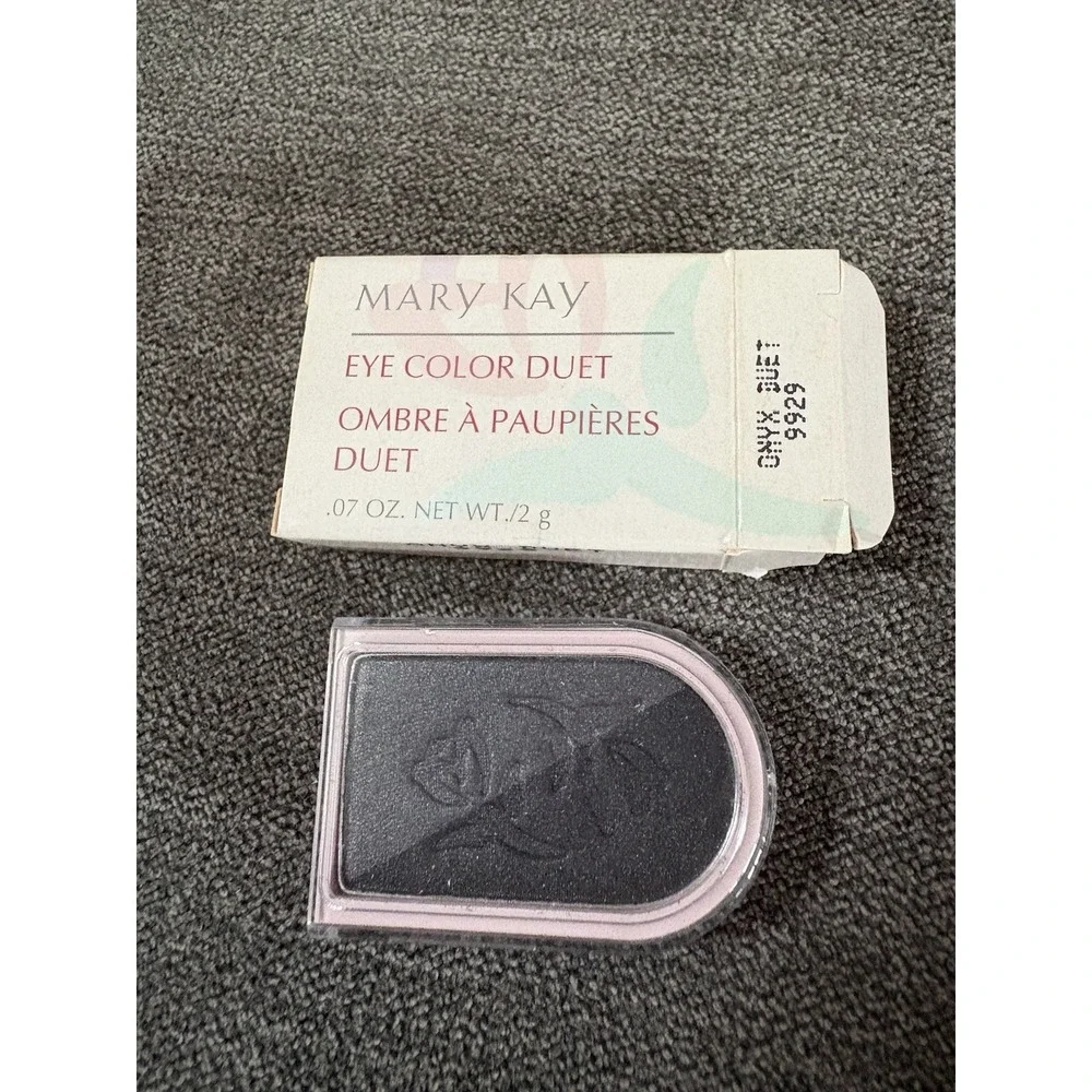 Mary Kay Vintage Second Look Eye‎ Color Duo Onyx Duet 9929 NIB
